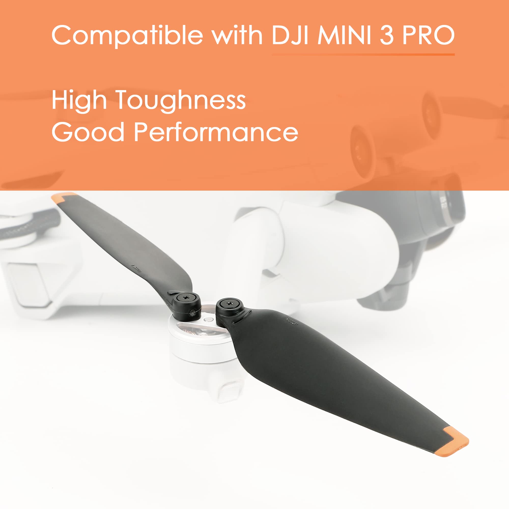 Foto 4 | Hélices Para Dji Mini 3 Pro Drone Xinanee 6030f Naranja - Venta Internacional.