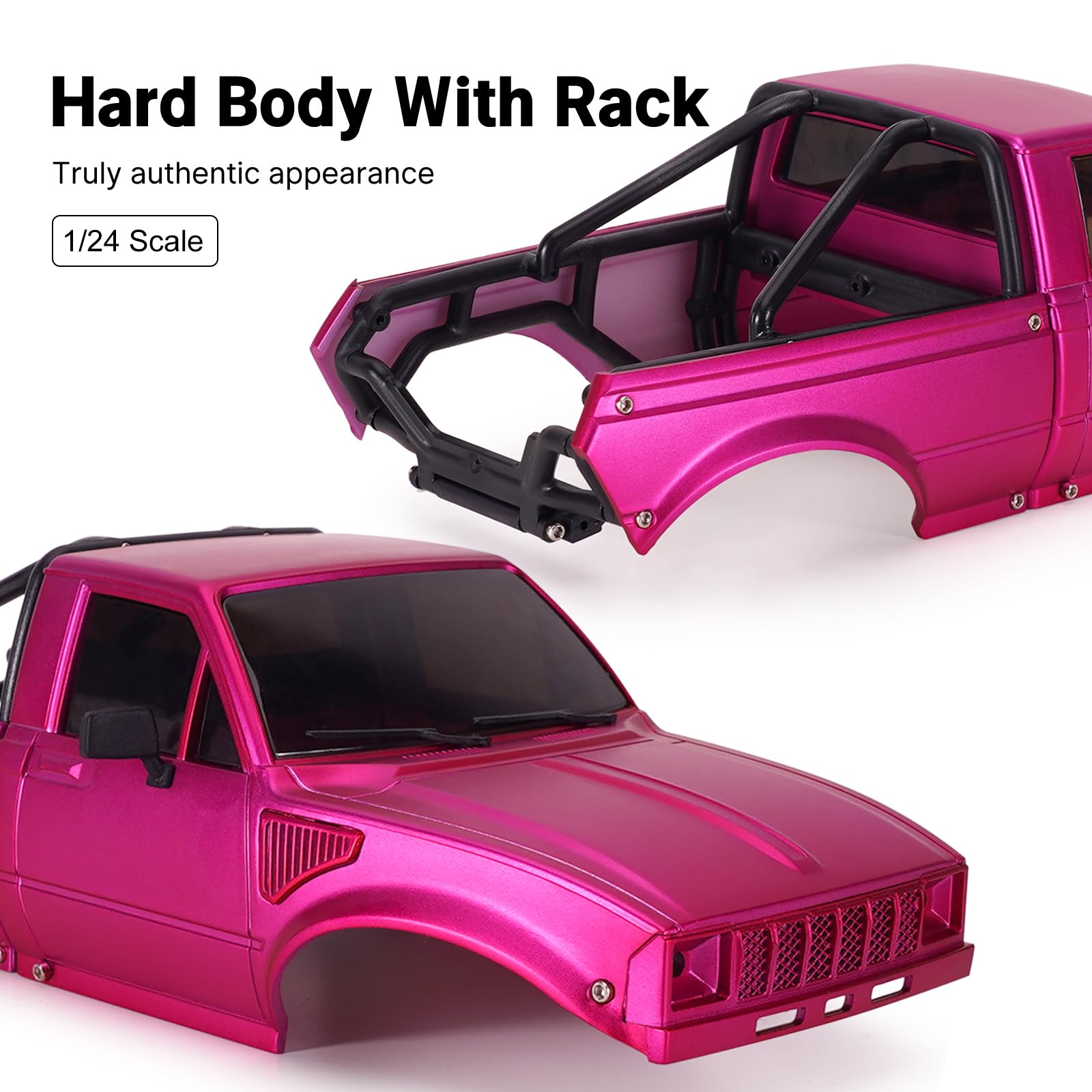 Foto 4 pulgar | Carcasa Rígida Pickup Injora Ir60-24 Para Rc Crawler 1/24 - Venta Internacional.
