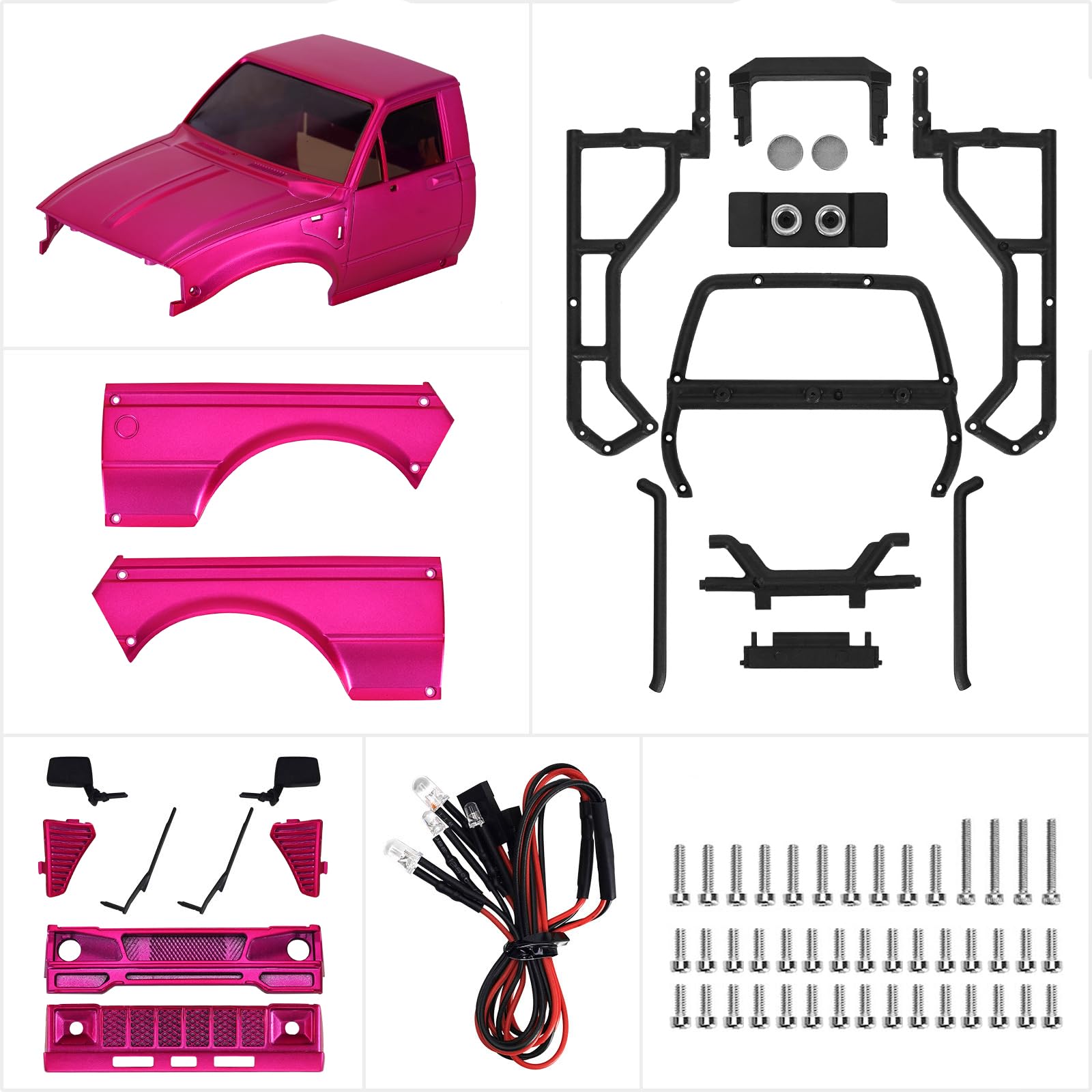 Foto 6 pulgar | Carcasa Rígida Pickup Injora Ir60-24 Para Rc Crawler 1/24 - Venta Internacional.