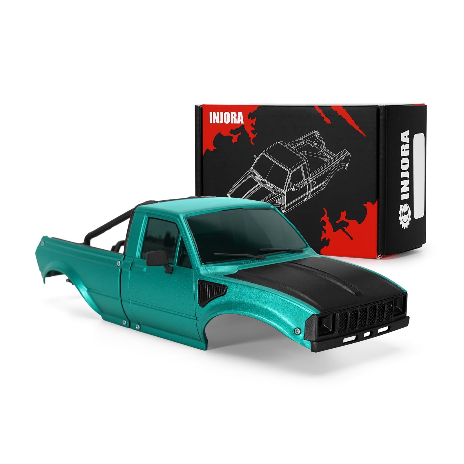 Foto 2 pulgar | Carcasa Rígida Pickup Injora Ir60-24 Para Rc Crawler 1/24 - Venta Internacional.