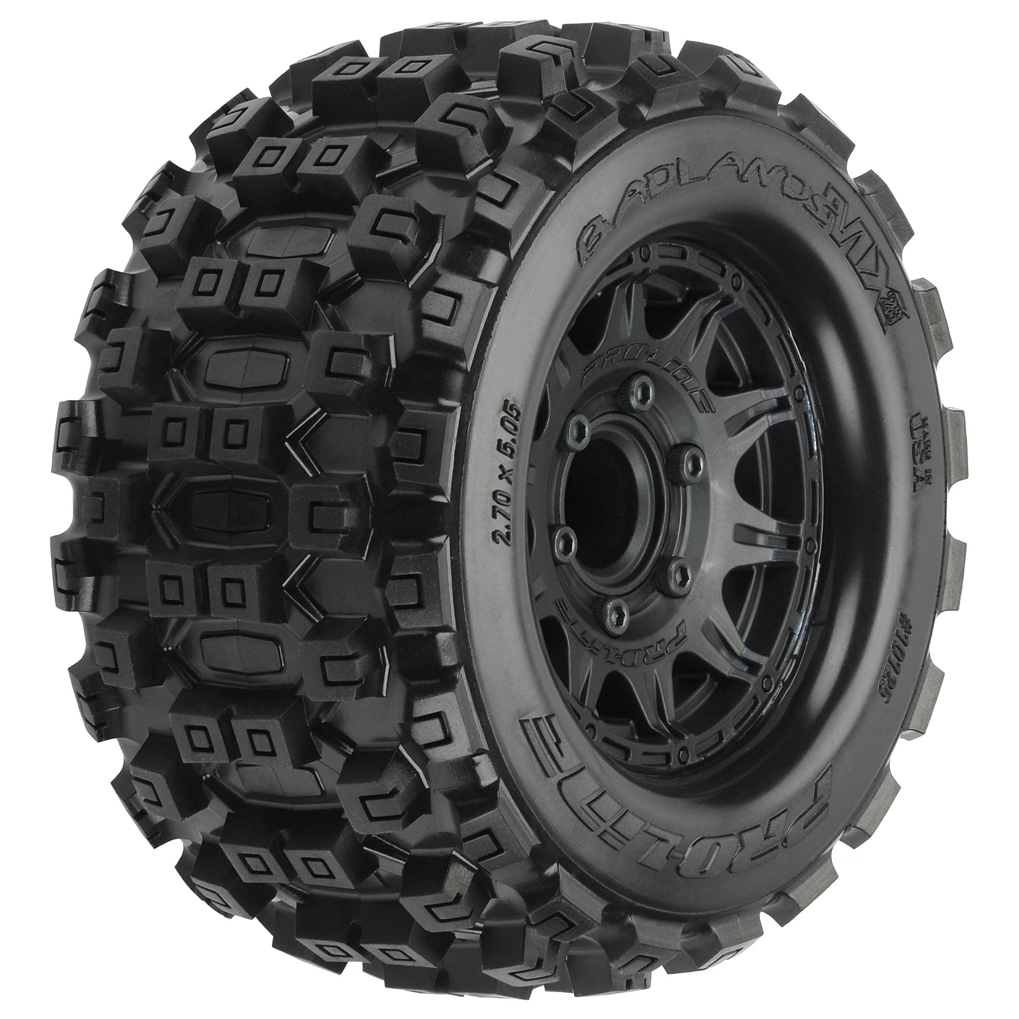 Foto 2 pulgar | Neumático Rc Pro-line Racing Badlands Mx28 2.8 Mtd Raid Negro - Venta Internacional.