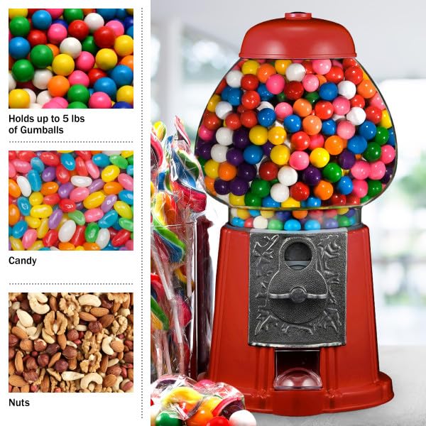 Foto 2 | Máquina De Chicles Great Northern Popcorn, Vintage, 28 Cm, Color Rojo - Venta Internacional.