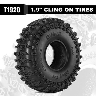 Foto 2 | Neumáticos Injora S5 1.9 Adhesivos De 120 X 42 Mm Para 1/10 Rc Crawler - Venta Internacional.