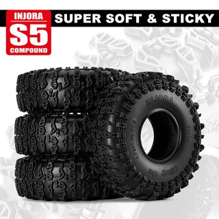 Foto 4 | Neumáticos Injora S5 1.9 Adhesivos De 120 X 42 Mm Para 1/10 Rc Crawler - Venta Internacional.