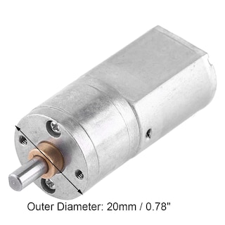 Foto 2 | Motor Dc Hilitand 12v Reversible De Alta Reducción 15-200 Rpm - Venta Internacional.