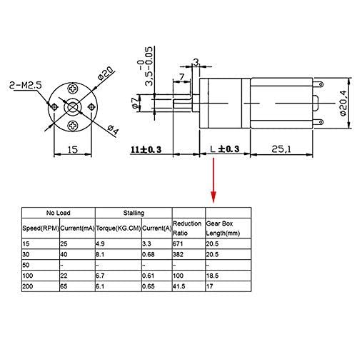 Foto 5 pulgar | Motor De Engranajes Hilitand Dc 12v Reversible De Alta Reducción 15-200 Rpm - Venta Internacional.