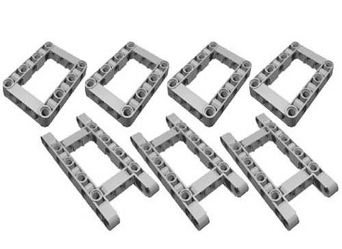 Marco De Chasis Lego Technic, Brazo Elevador, Viga, Sin Tachuelas, 7 Piezas 64179 64178 - Venta Internacional.