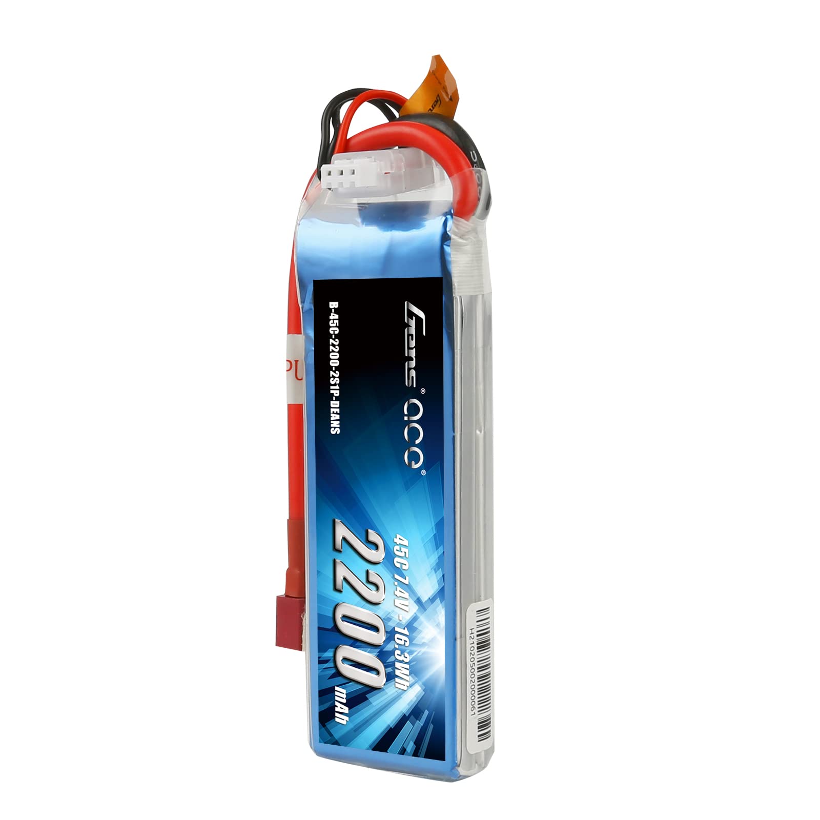 Foto 2 pulgar | Batería Lipo Gens Ace De 7 4 V  2200 Mah  2 S  45 V  Con Conector Dean - Venta Internacional.