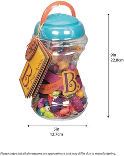 Foto 5 | Venta Internacional - Set de Joyas B. Toys Pop Snap Bead 300 Piezas