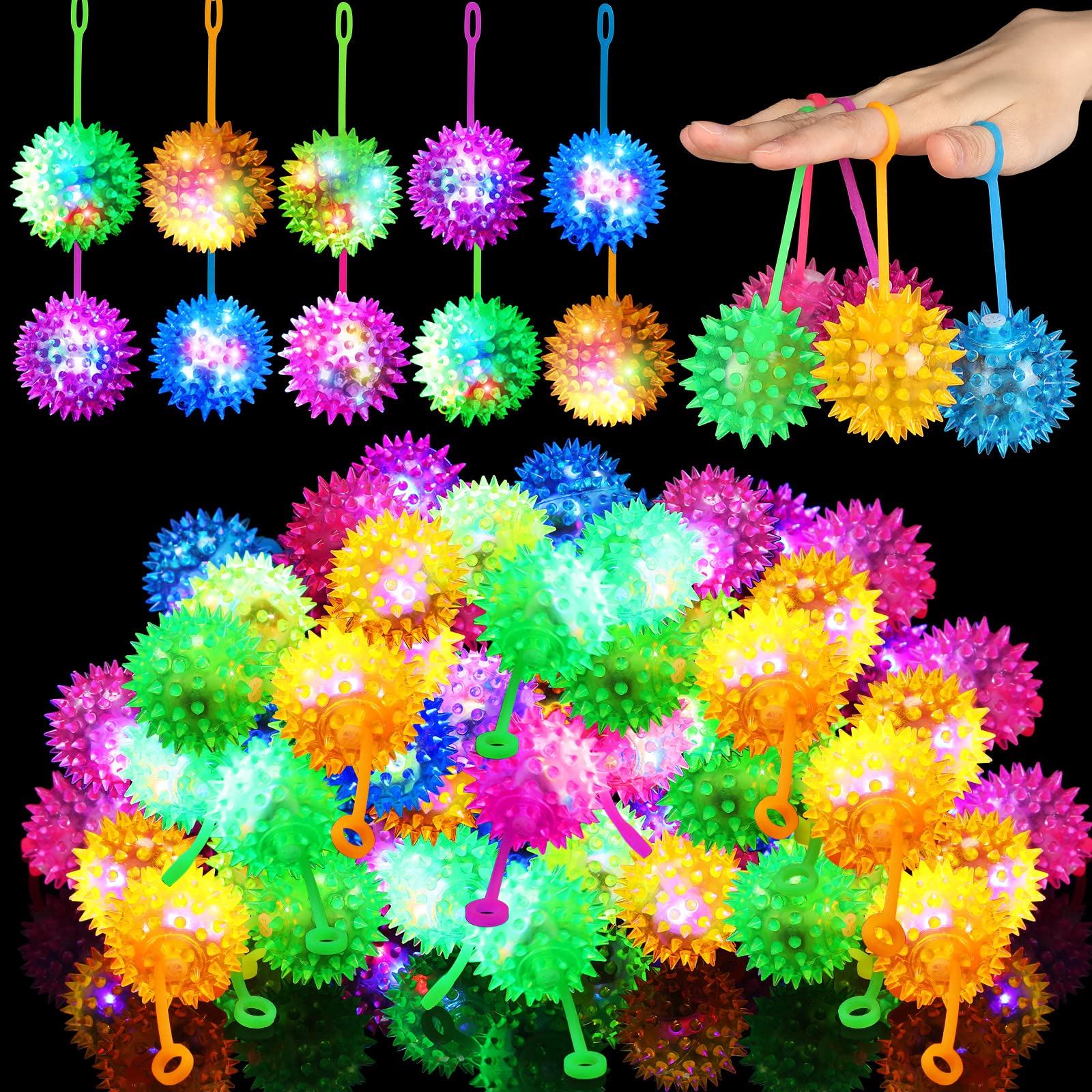 Foto 2 pulgar | Bola Hinchable Led Parpadeante, 18 Piezas, Para Niños Y Adultos - Venta Internacional.