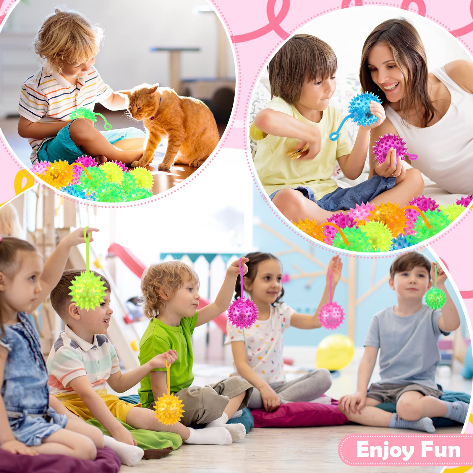 Foto 6 pulgar | Bola Hinchable Led Parpadeante, 18 Piezas, Para Niños Y Adultos - Venta Internacional.