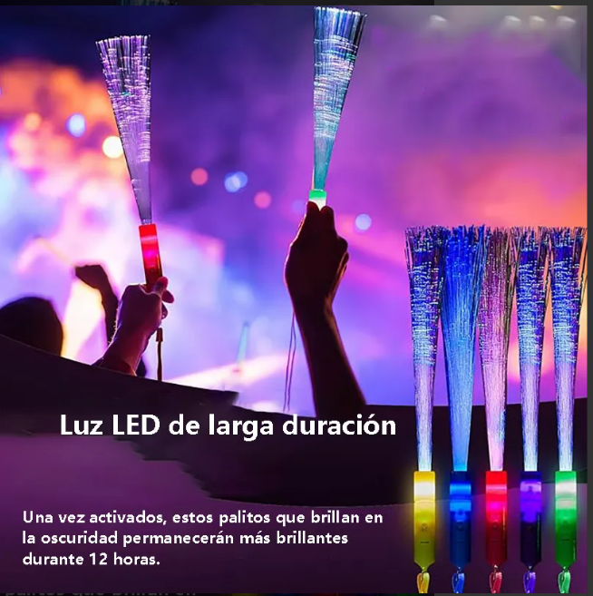 Foto 4 pulgar | Fiesta Xtellar Electrónica Varita Fibra Óptica Celebración Neon28pzs