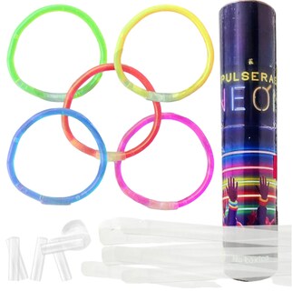 Foto 1 | 50 Xtellar Pulseras Neón Fosforescente Glow Stick Fiestas Eventos