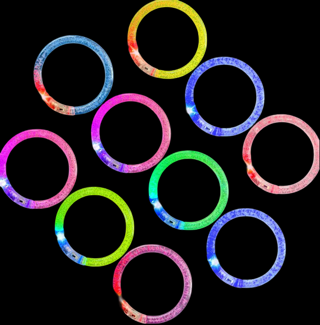 Foto 2 | Kit Xtellar 10 Pulsera Luminosa Plástico Colores Luz Led Fiesta Boda Color Multicolor