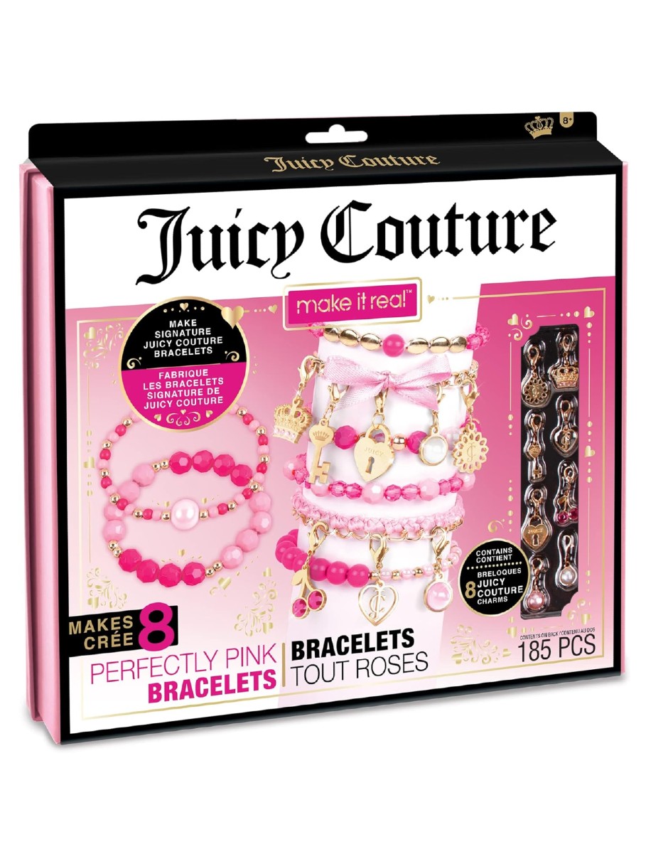 Kit de Fabricación de Pulseras Make It Real Juicy Couture 185 Piezas