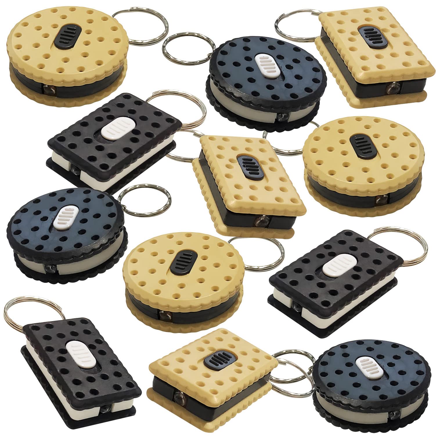 Foto 2 pulgar | Llaveros Con Linterna Artcreativity, Galletas Tipo Sándwich, Paquete De 24 - Venta Internacional.