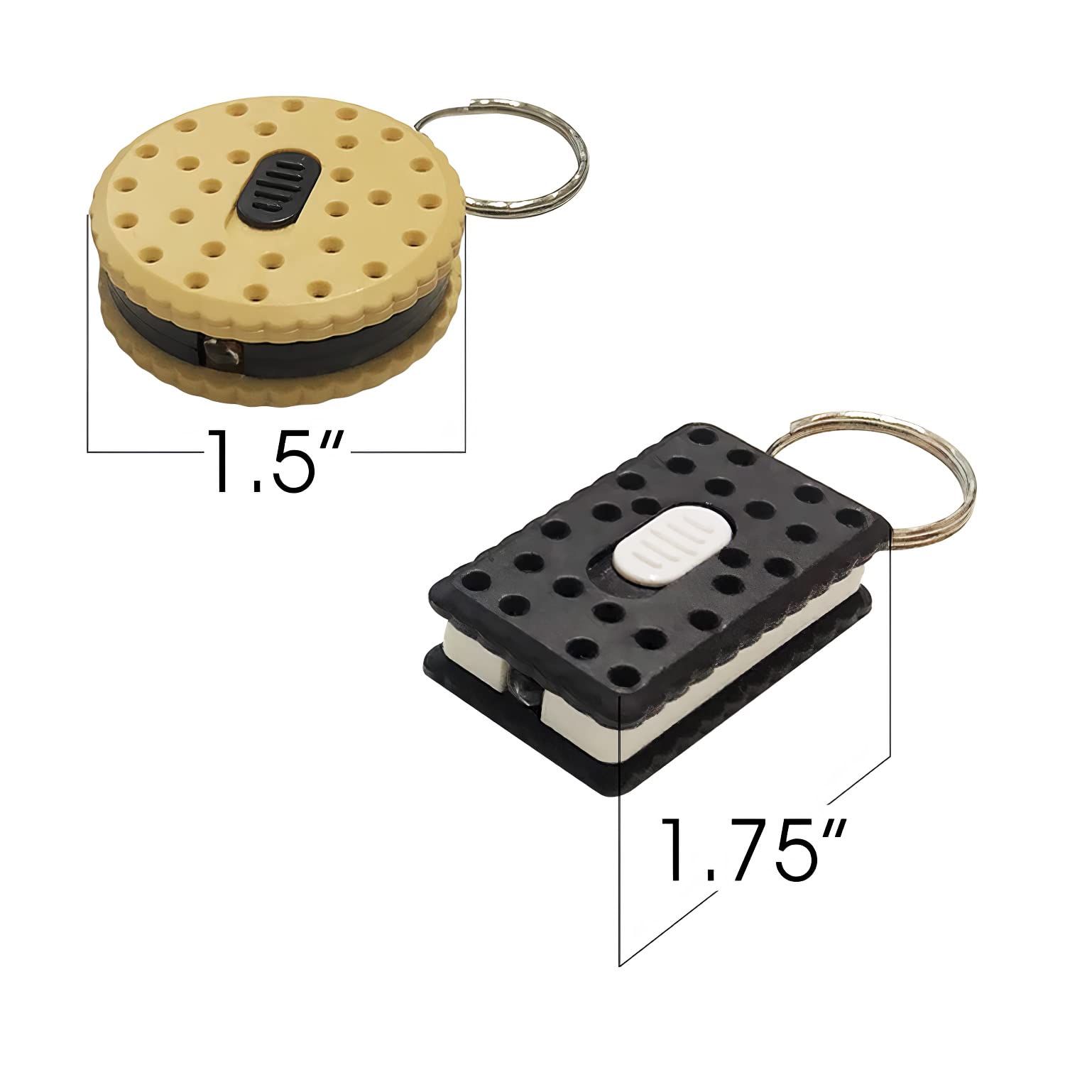 Foto 4 pulgar | Llaveros Con Linterna Artcreativity, Galletas Tipo Sándwich, Paquete De 24 - Venta Internacional.
