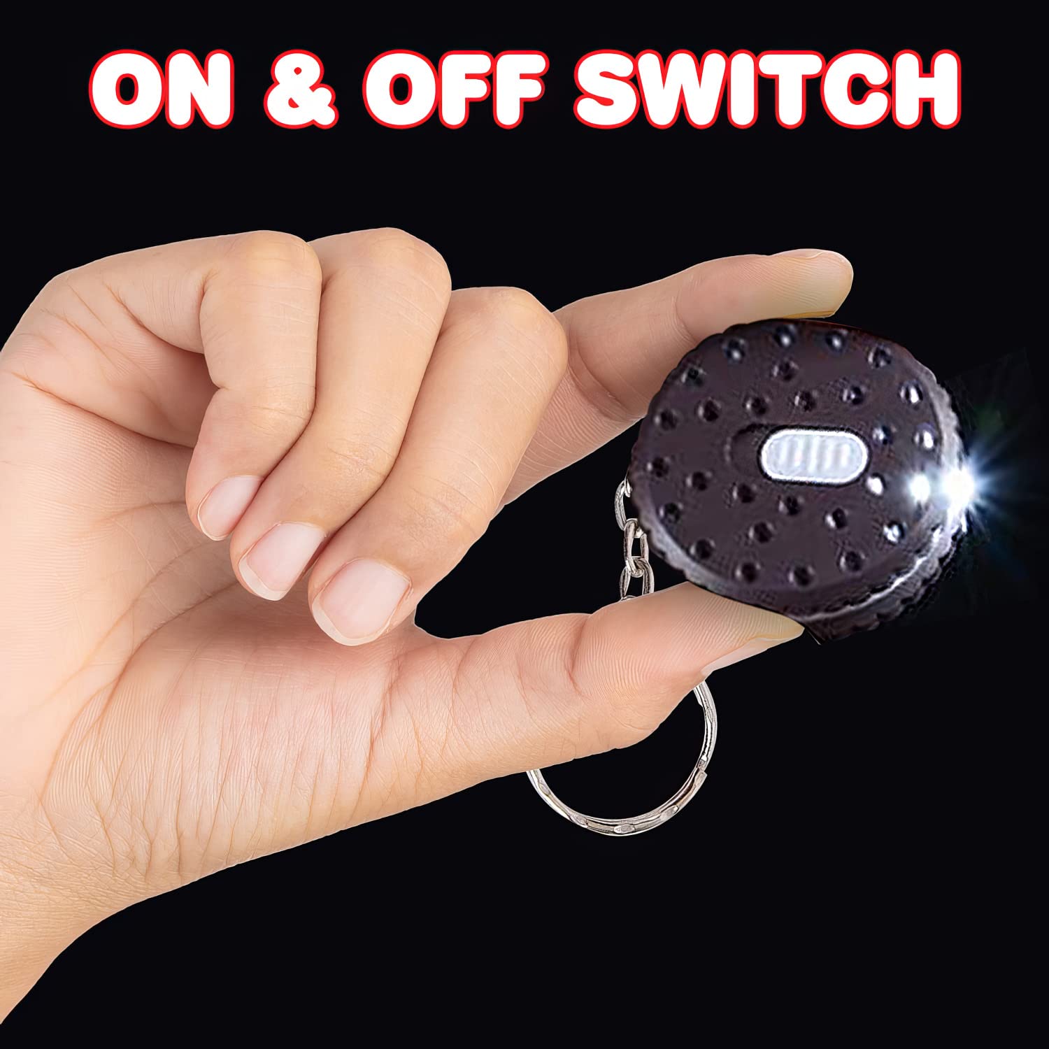 Foto 4 | Llaveros Con Linterna Artcreativity, Galletas Tipo Sándwich, Paquete De 24 - Venta Internacional.