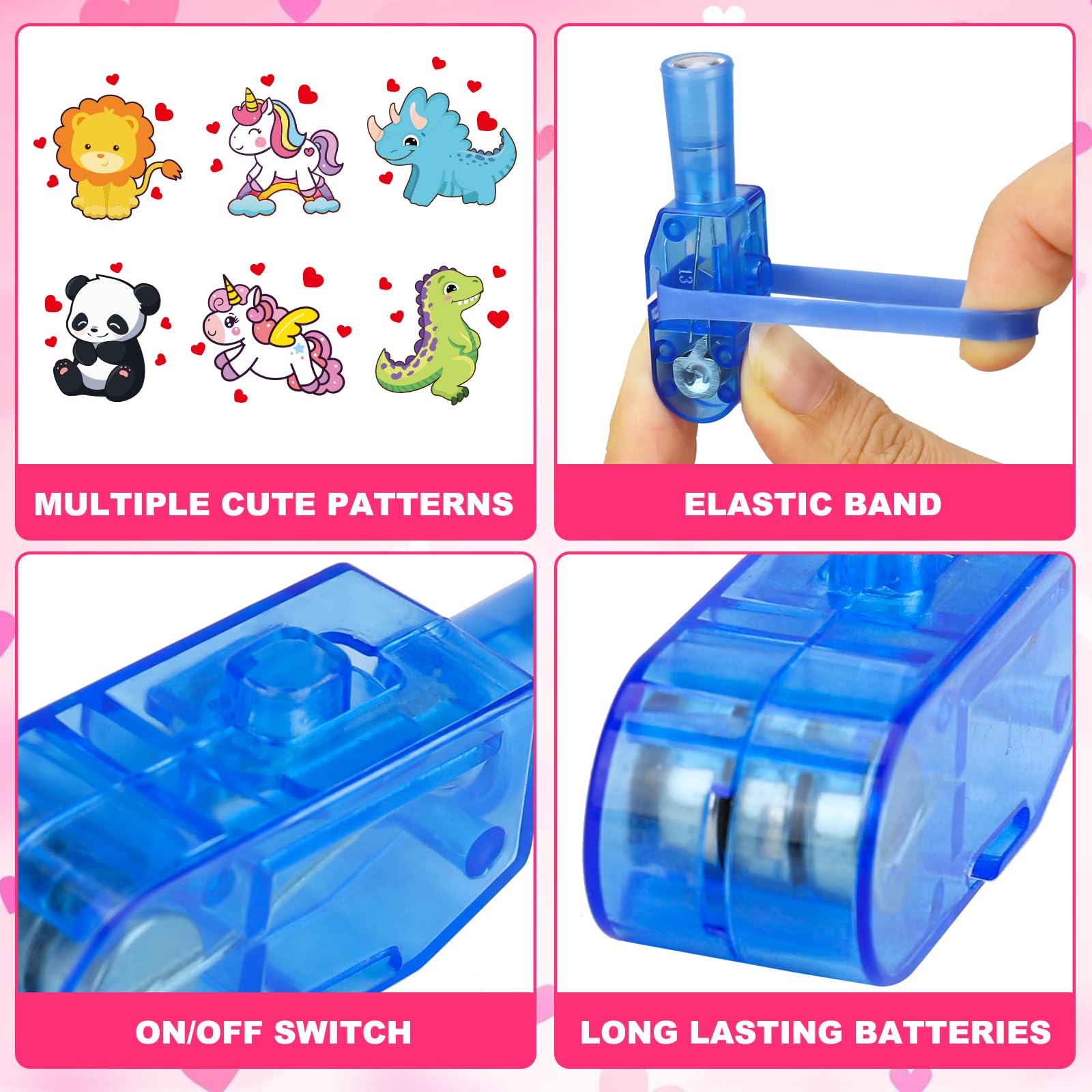 Foto 6 pulgar | Luces Led Con Dedos Augtoy, Tarjetas De San Valentín Para Niños, 28 Unidades - Venta Internacional.