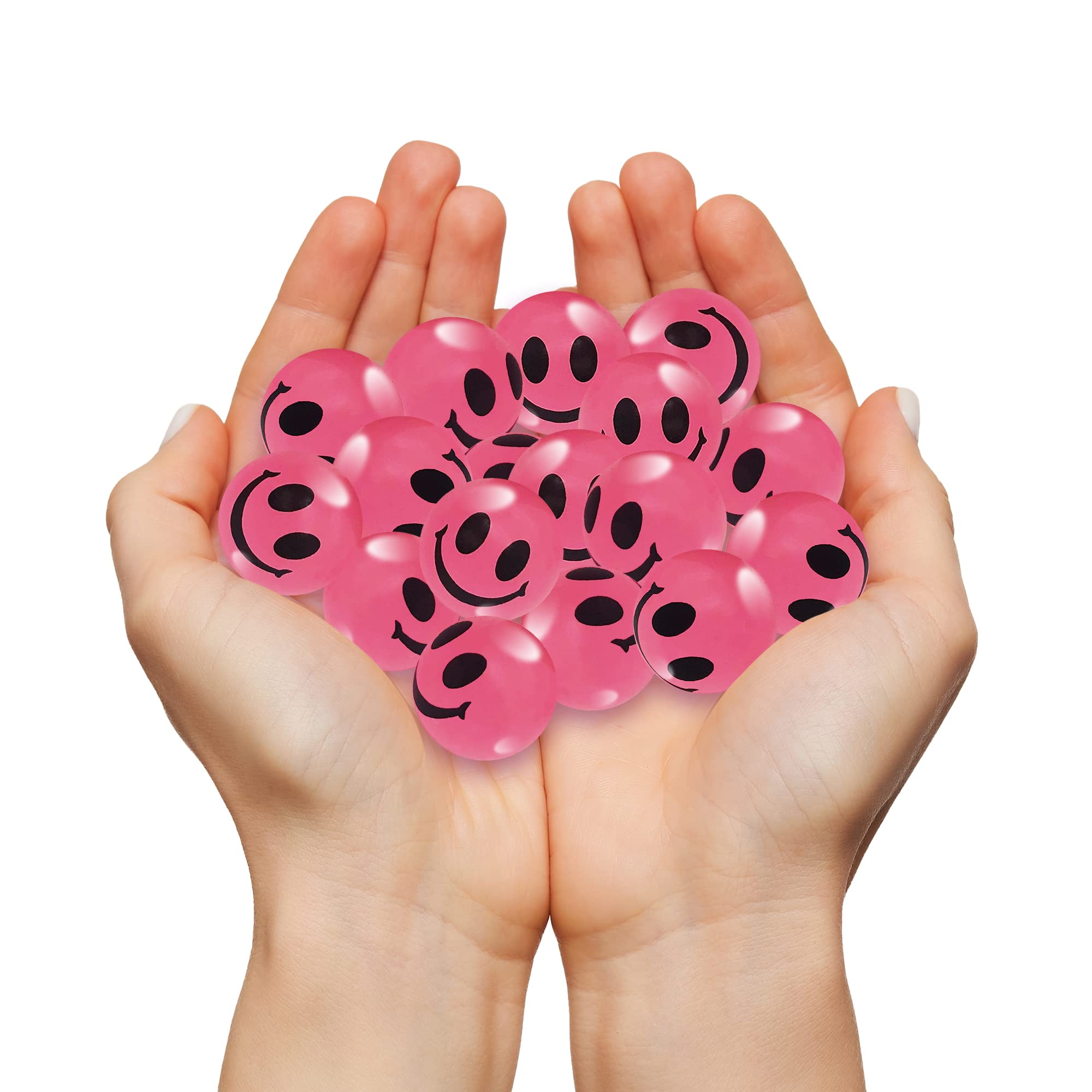 Foto 5 pulgar | Bouncing Balls Artcreativity Pink, Cara Sonriente Que Brilla En La Oscuridad - Venta Internacional.