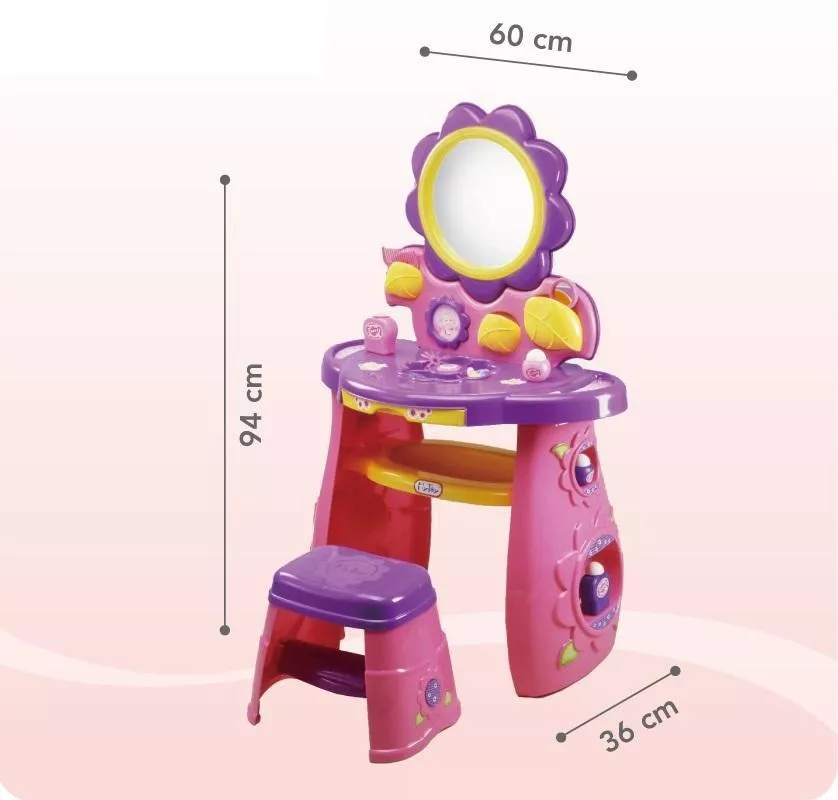 Foto 4 | Tocador Beauty Queen Mytoy 5556 Multicolor con Luz y Música