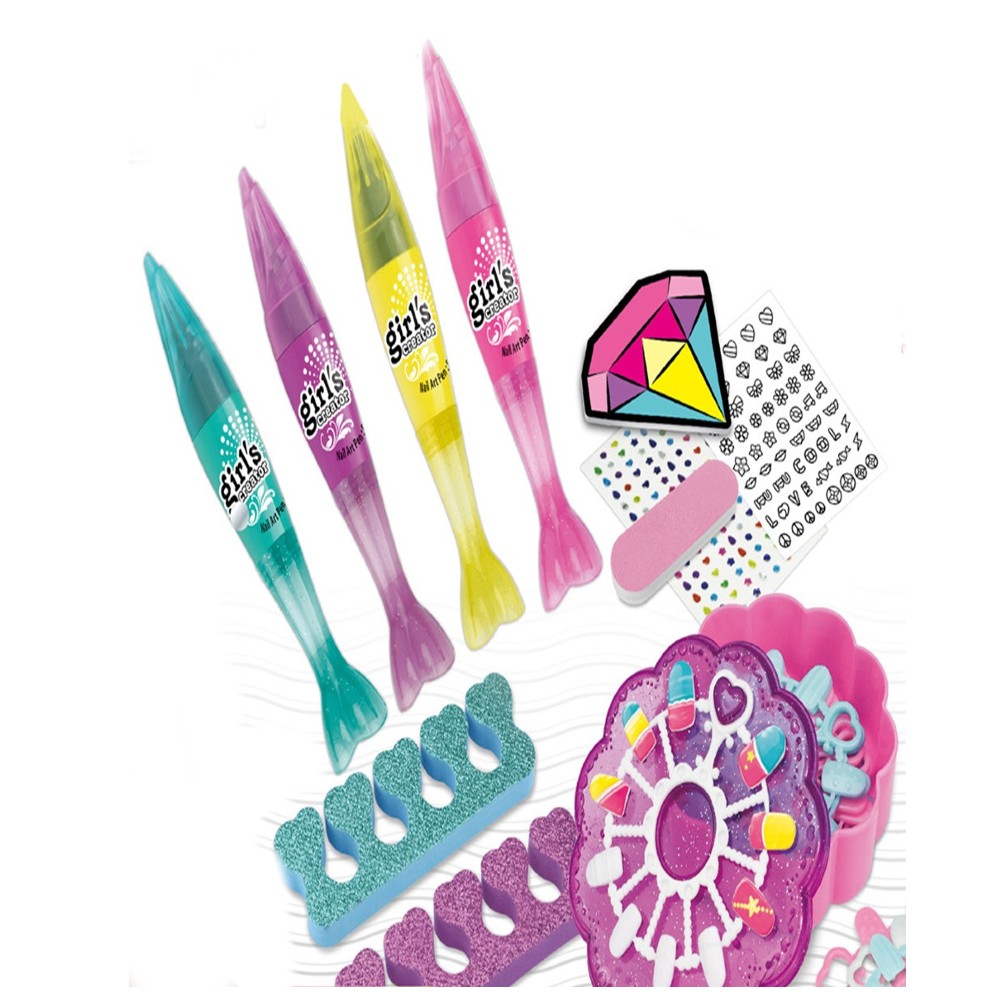 Foto 3 pulgar | Set De Juego De Uñas Con Lapices De Esmalte SH21089836