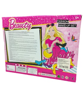 Foto 7 | Kit De Maquillaje De Juguete Para Niñas Lavable Para Cumpleaños Chango Rosa