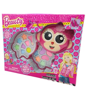 Foto 8 | Kit De Maquillaje De Juguete Para Niñas Lavable Para Cumpleaños Chango Rosa