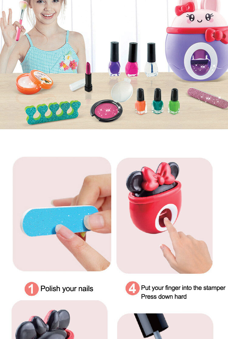 Foto 4 pulgar | Venta Internacional- Kit para Pintar Uñas Balnore para Niñas