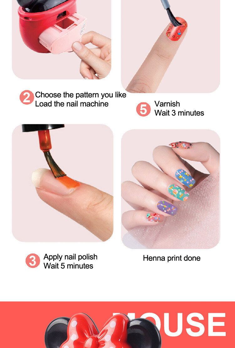 Foto 5 pulgar | Venta Internacional- Kit para Pintar Uñas Balnore para Niñas