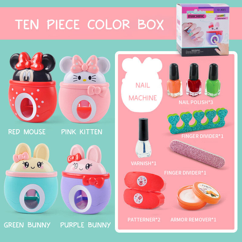 Foto 6 pulgar | Venta Internacional- Kit para Pintar Uñas Balnore para Niñas