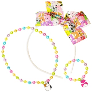 Foto 1 | Set De Diademas Para El Pelo Luv Her Squishmallow Para Niñas Mayores De 3 Años - Venta Internacional.