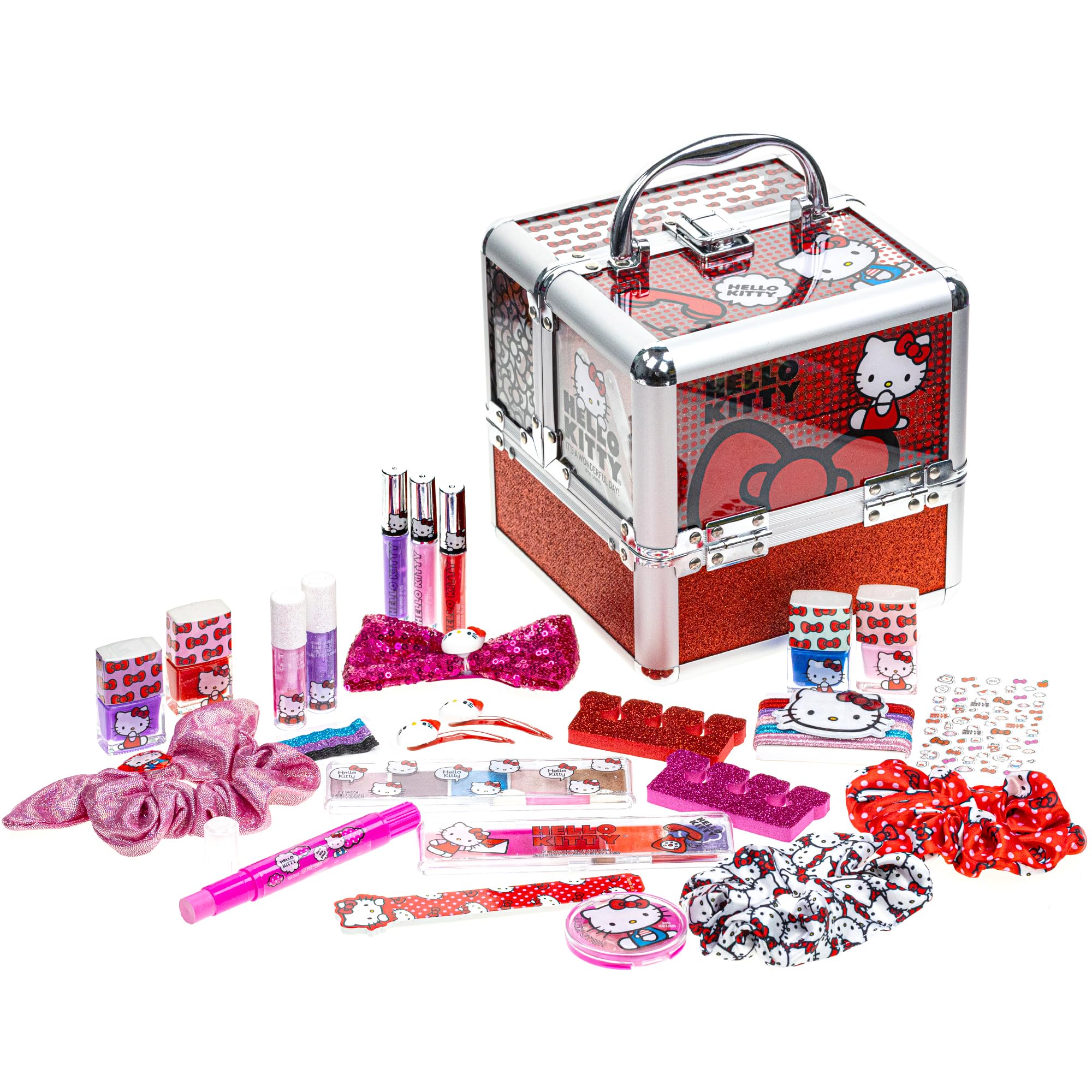 Foto 2 pulgar | Set De Maquillaje Cosmético Townley Girl Hello Kitty Con Funda De Tren - Venta Internacional.