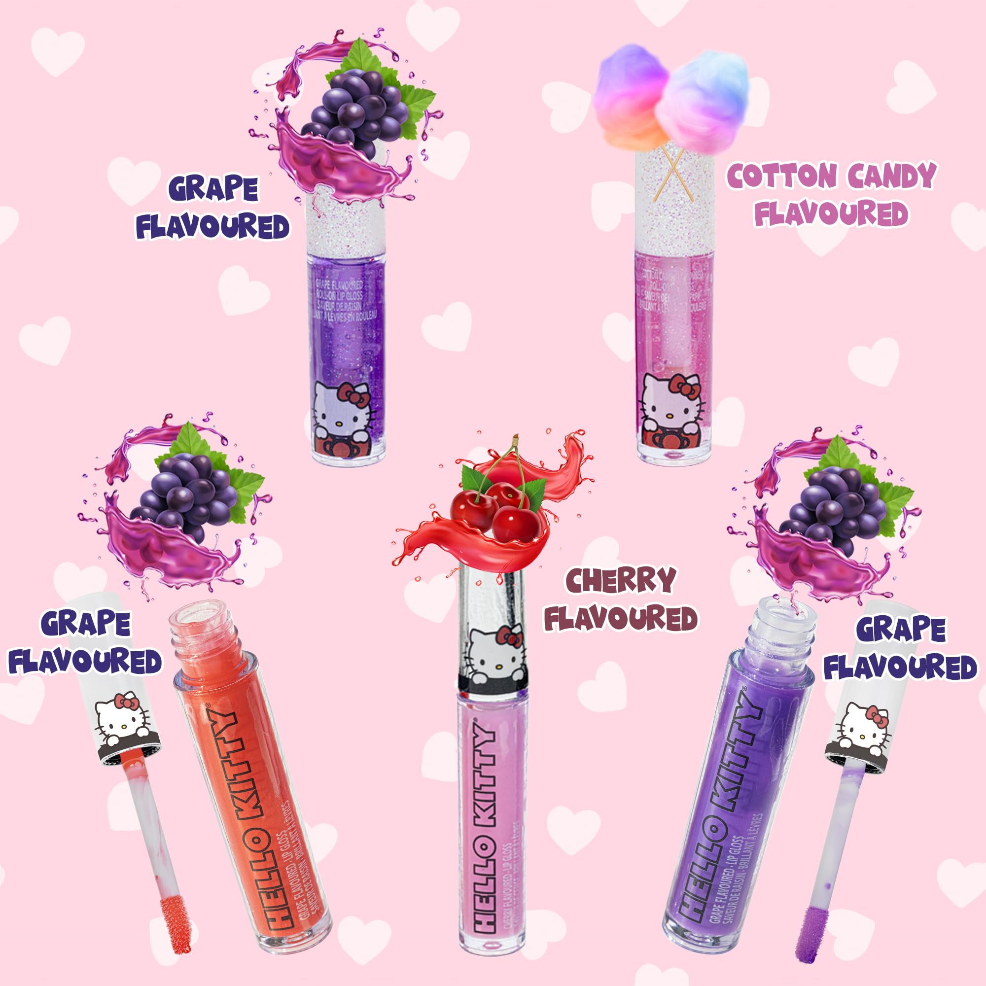 Foto 5 pulgar | Set De Maquillaje Cosmético Townley Girl Hello Kitty Con Funda De Tren - Venta Internacional.