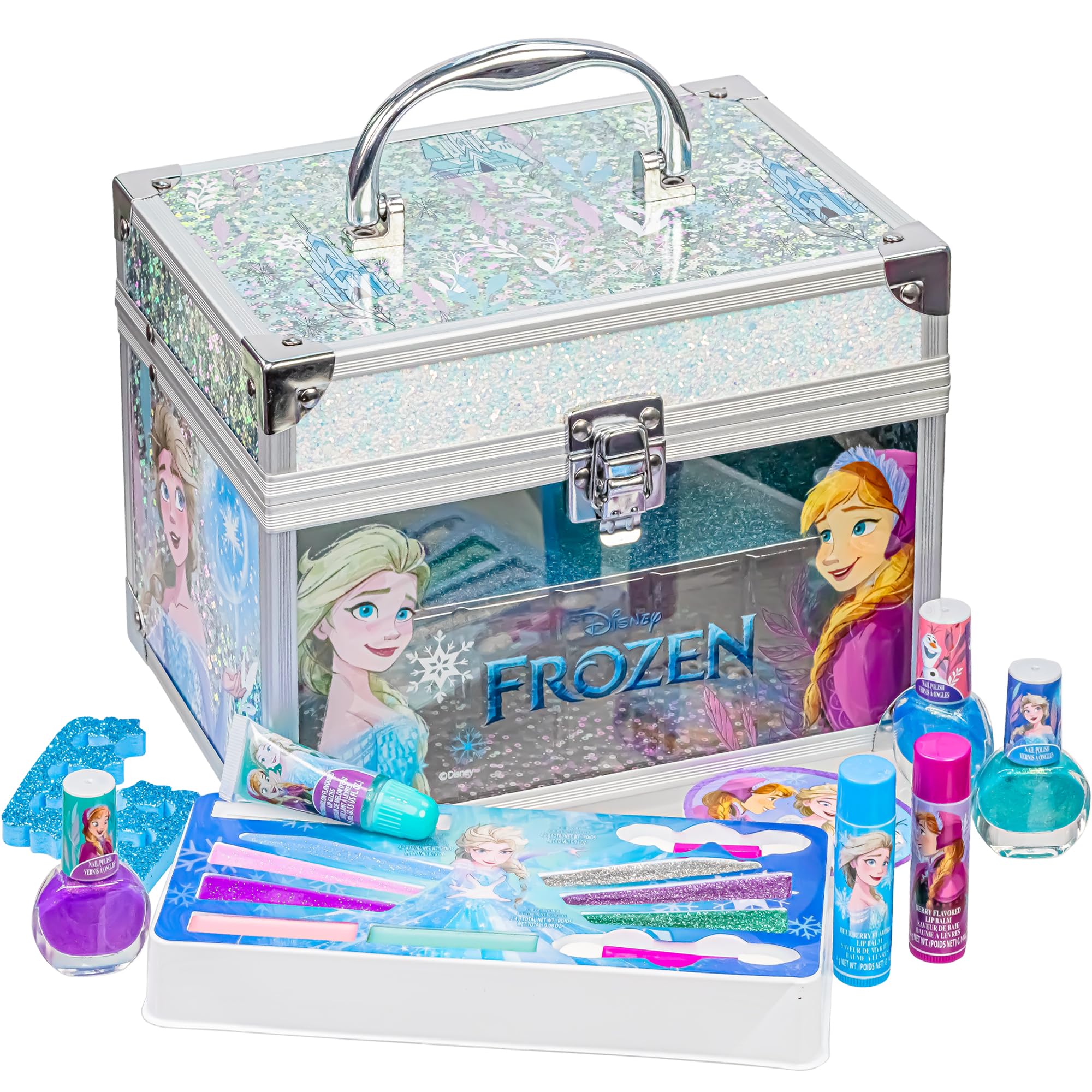 Foto 2 pulgar | Set De Belleza Townley Girl Disney Frozen Con Funda De Tren Para Niñas - Venta Internacional.
