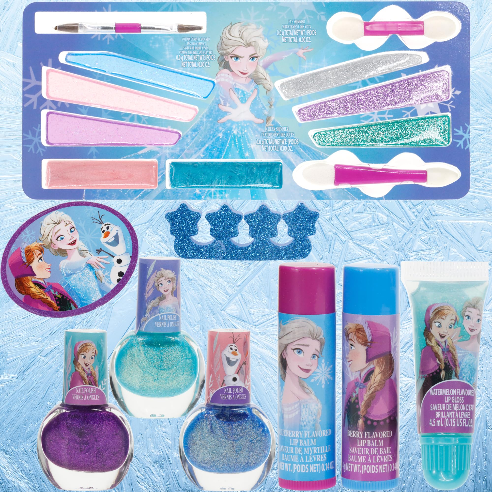 Foto 8 pulgar | Set De Belleza Townley Girl Disney Frozen Con Funda De Tren Para Niñas - Venta Internacional.