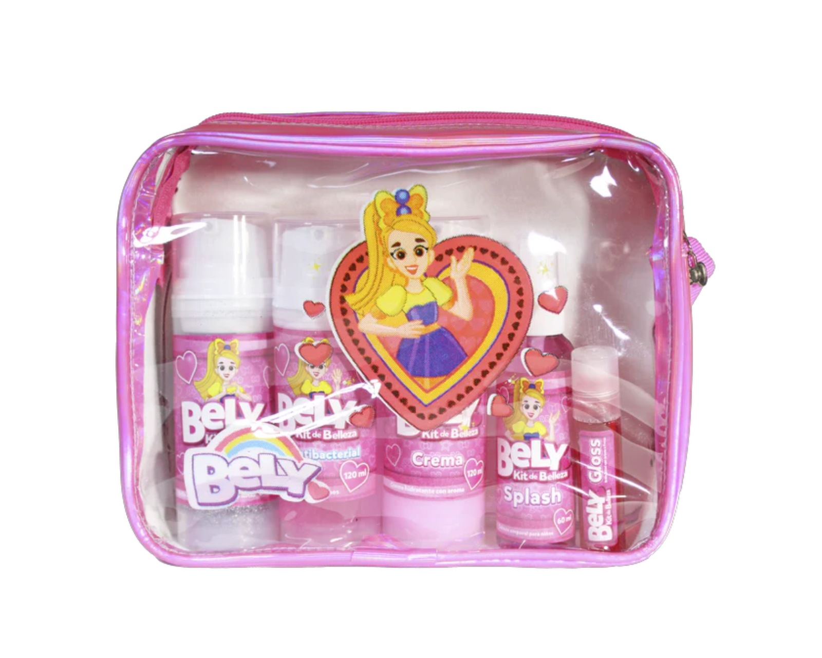 Kit De Belleza Para Niña Bely Y Beto 5 Piezas 120 Ml