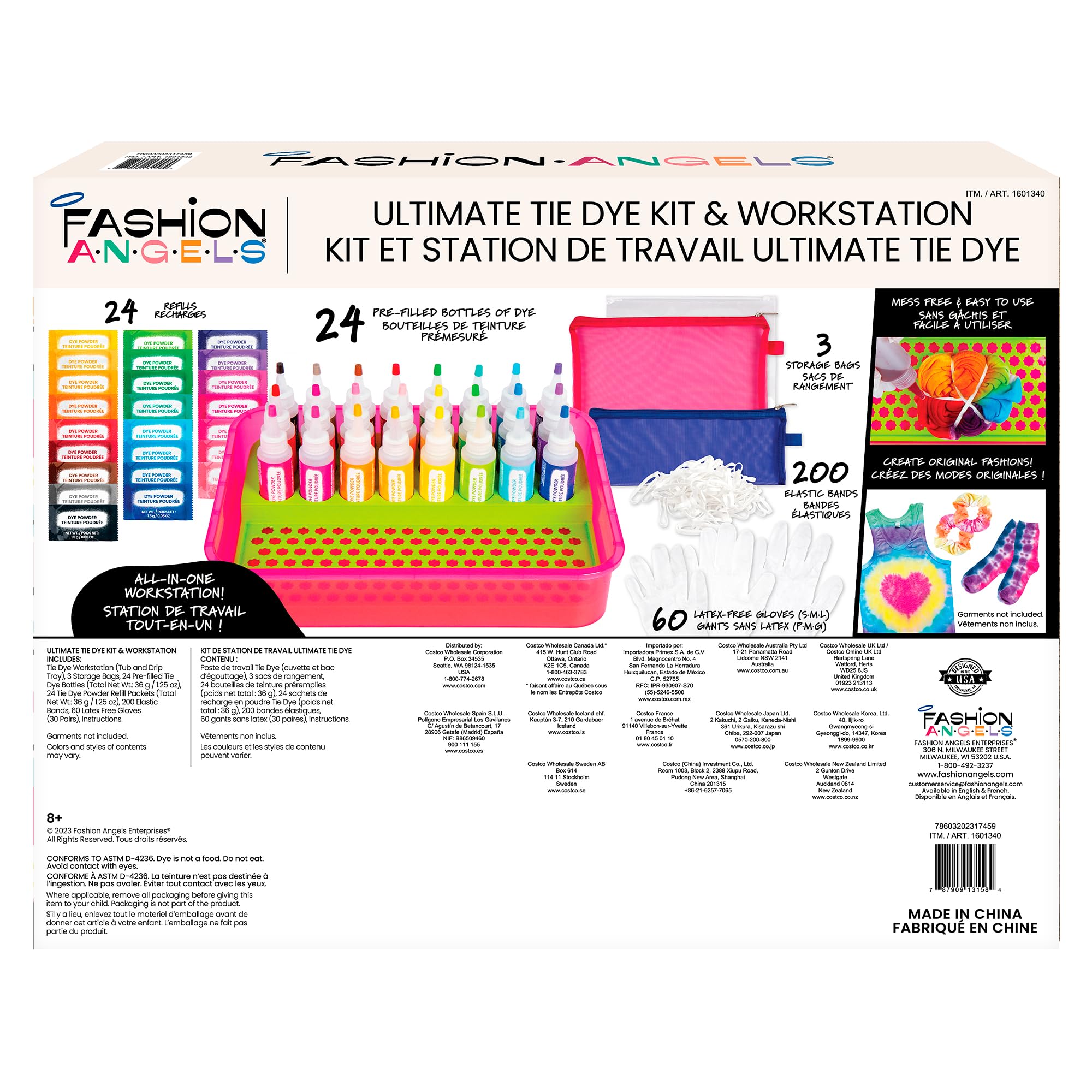 Foto 5 | Kit Tie Dye Fashion Angels Ultimate Con Estación De Trabajo Y Accesorios - Venta Internacional.
