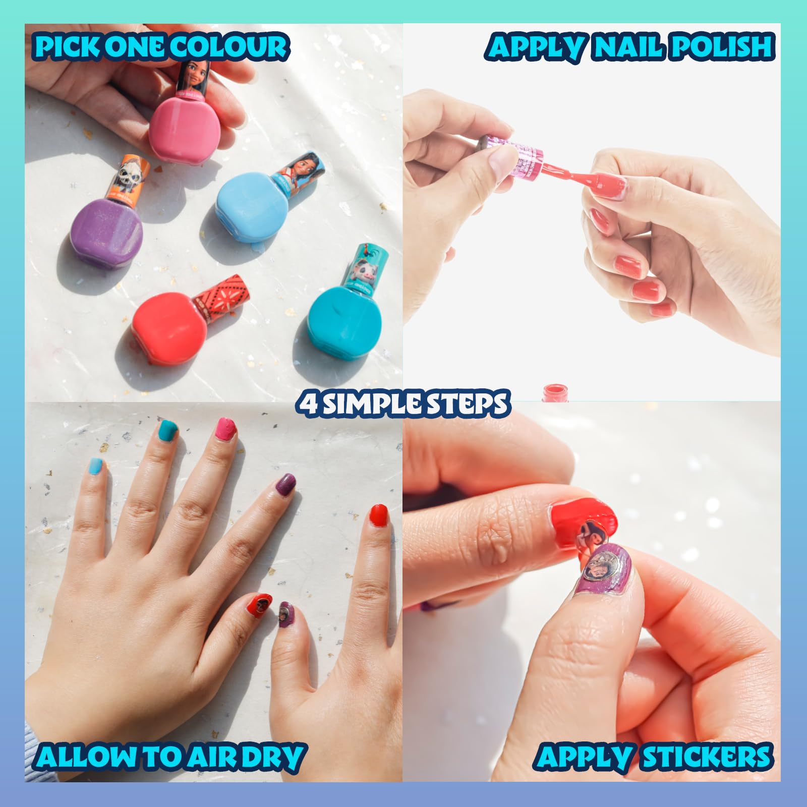Foto 5 pulgar | Set De Maquillaje Cosmético Townley Girl Moana 2 Con Brillo De Labios, 11 Unidades - Venta Internacional.