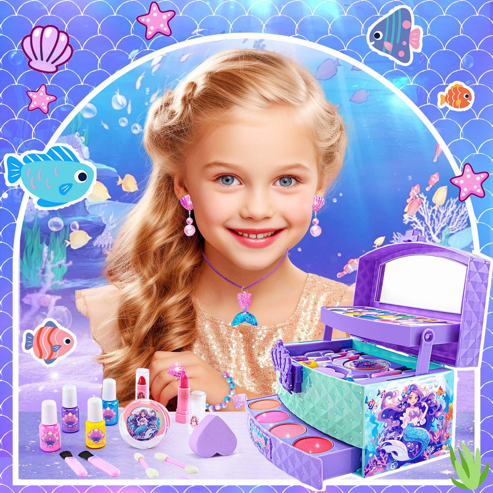 Foto 3 pulgar | Kit de Maquillaje Eye Sun para Niñas con Funda y Accesorios - Venta Internacional