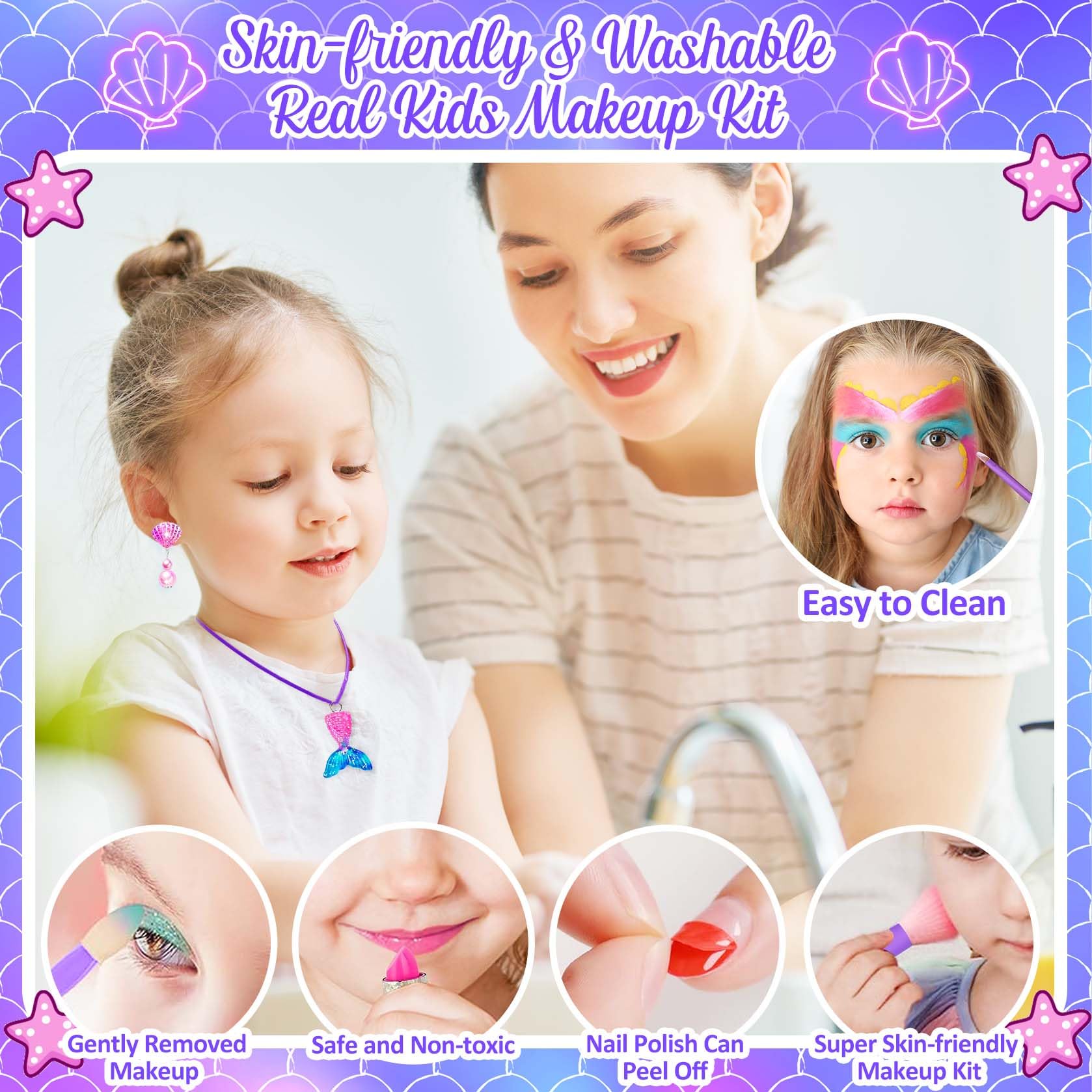 Foto 6 pulgar | Kit de Maquillaje Eye Sun para Niñas con Funda y Accesorios - Venta Internacional