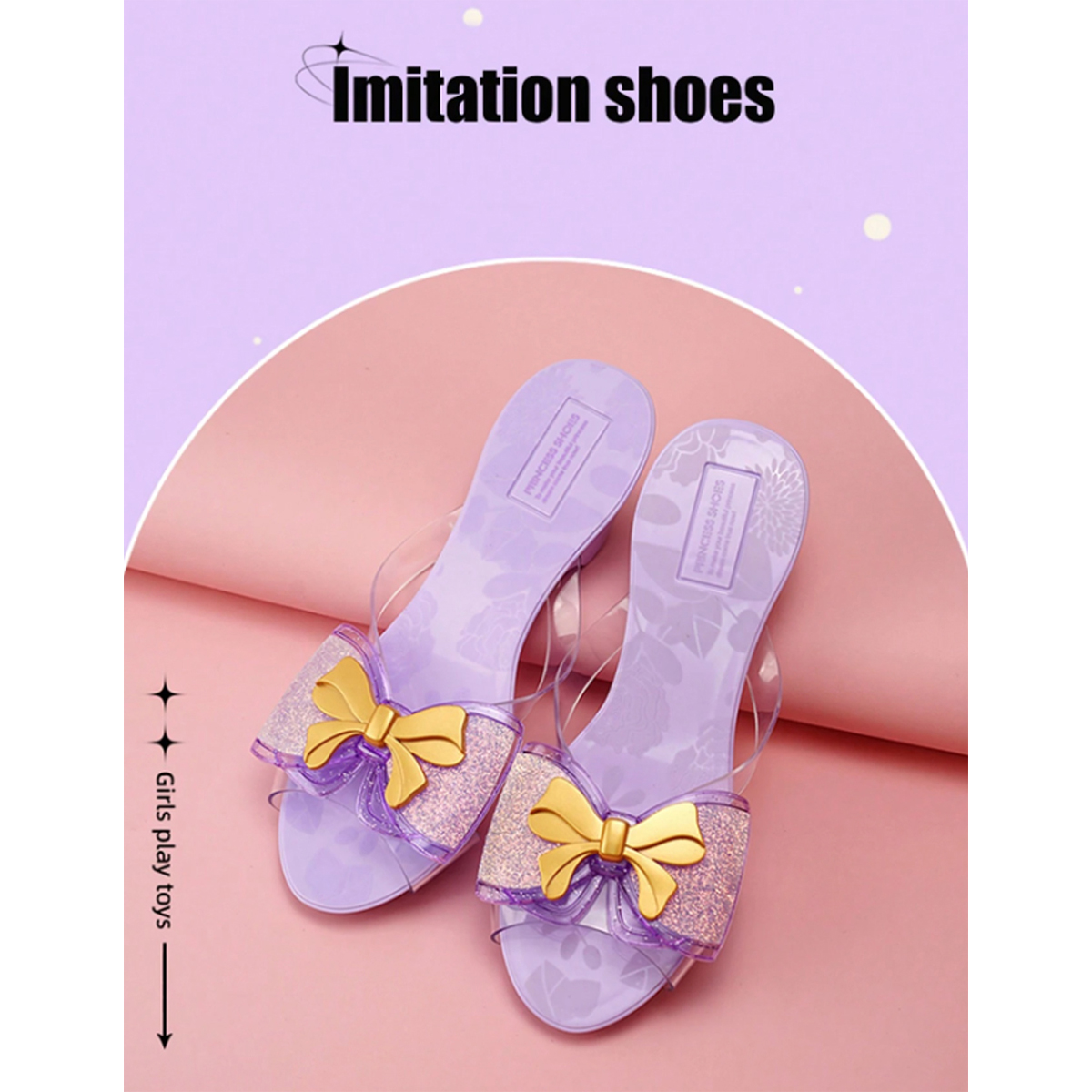 Foto 3 | Accesorios De Princesa Para Niña Con Zapatillas