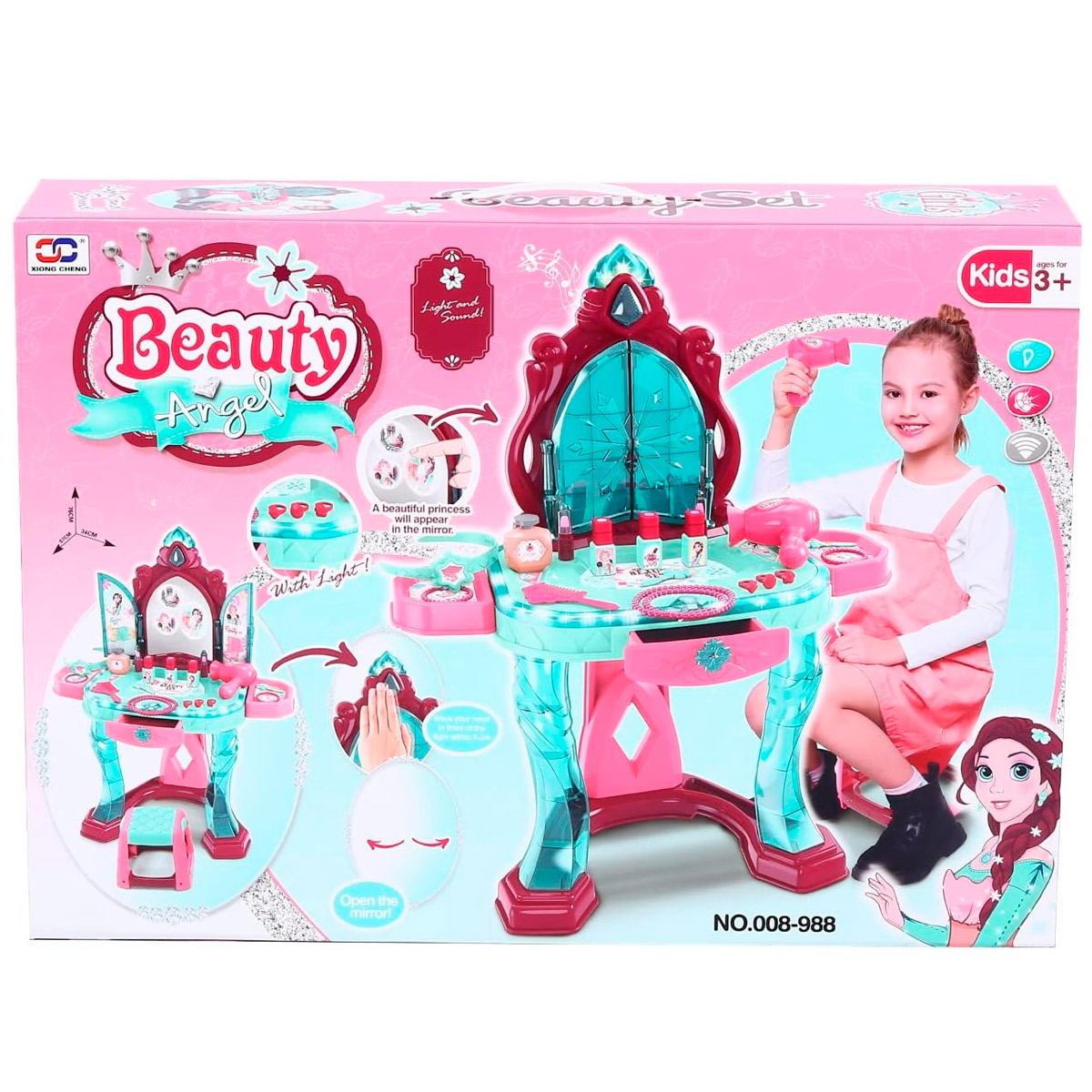 Foto 4 pulgar | Tocador Set De Balleza Para Niña