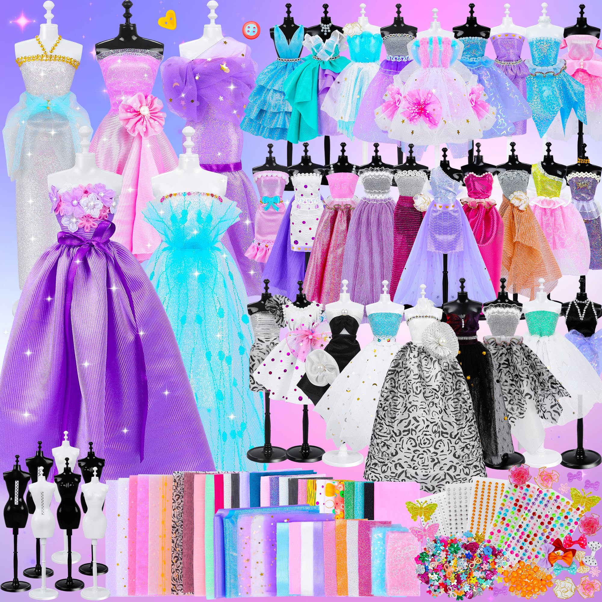 Foto 2 pulgar | Kit De Diseñador De Moda Minifun Con Más De 1500 Piezas Para Niñas De 6 A 12 Años - Venta Internacional.