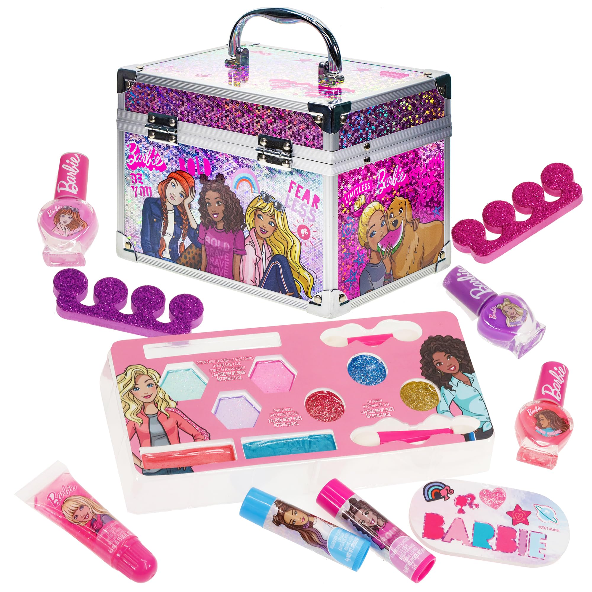 Foto 2 pulgar | Kit De Maquillaje Townley Girl Barbie Movie Para Niñas Mayores De 3 Años - Venta Internacional.