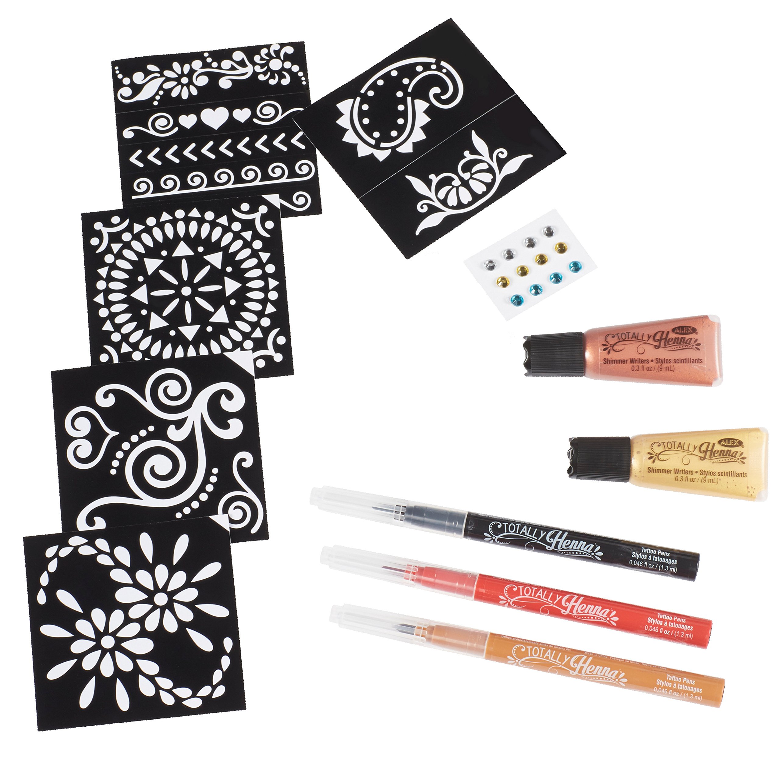 Foto 4 pulgar | Set De Actividades De Moda Alex Spa Totally Henna Deluxe Para Niñas Mayores De 6 Años - Venta Internacional.