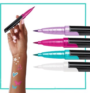 Foto 3 | Rotulador De Tatuaje Temporal Bic Bodymark Party Pack, 4 Unidades - Venta Internacional.