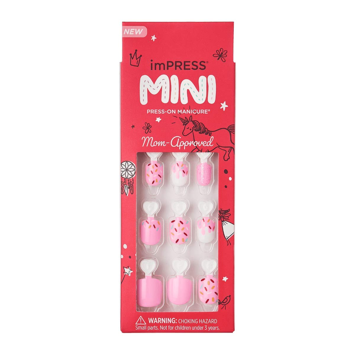 Presiona Las Uñas Kiss Impress No Glue Mani «super Duper» Para Niños - Venta Internacional.