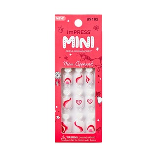 Foto 1 | Press-on Nails Impress «dream Big» Para Niños Con 20 Uñas, Color Rosa - Venta Internacional.