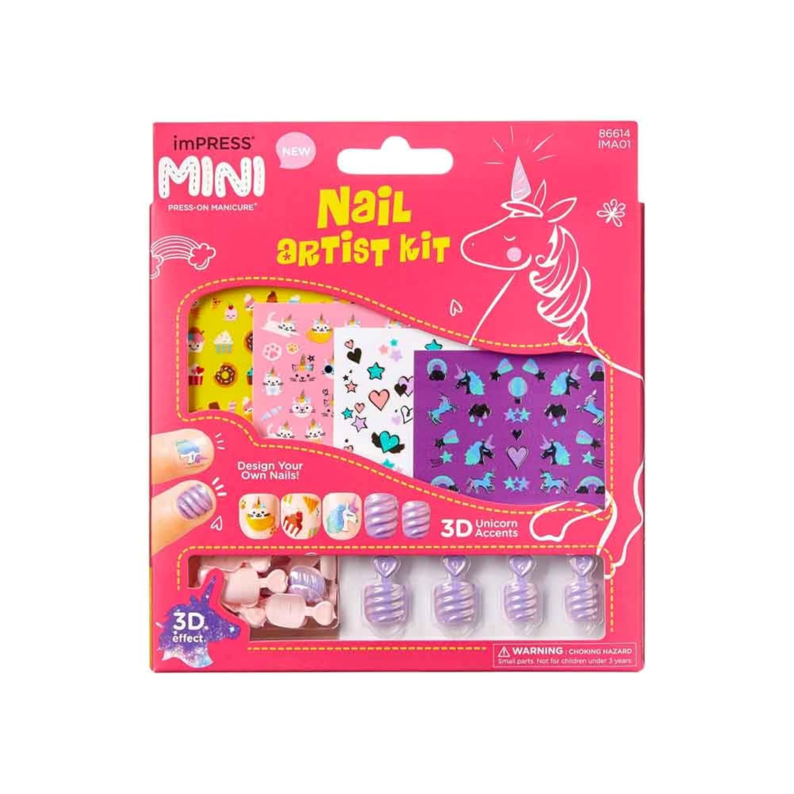 Foto 2 pulgar | Kit De Miniartista De Uñas Kiss Impress No Glue Mani De Press On Nails - Venta Internacional.